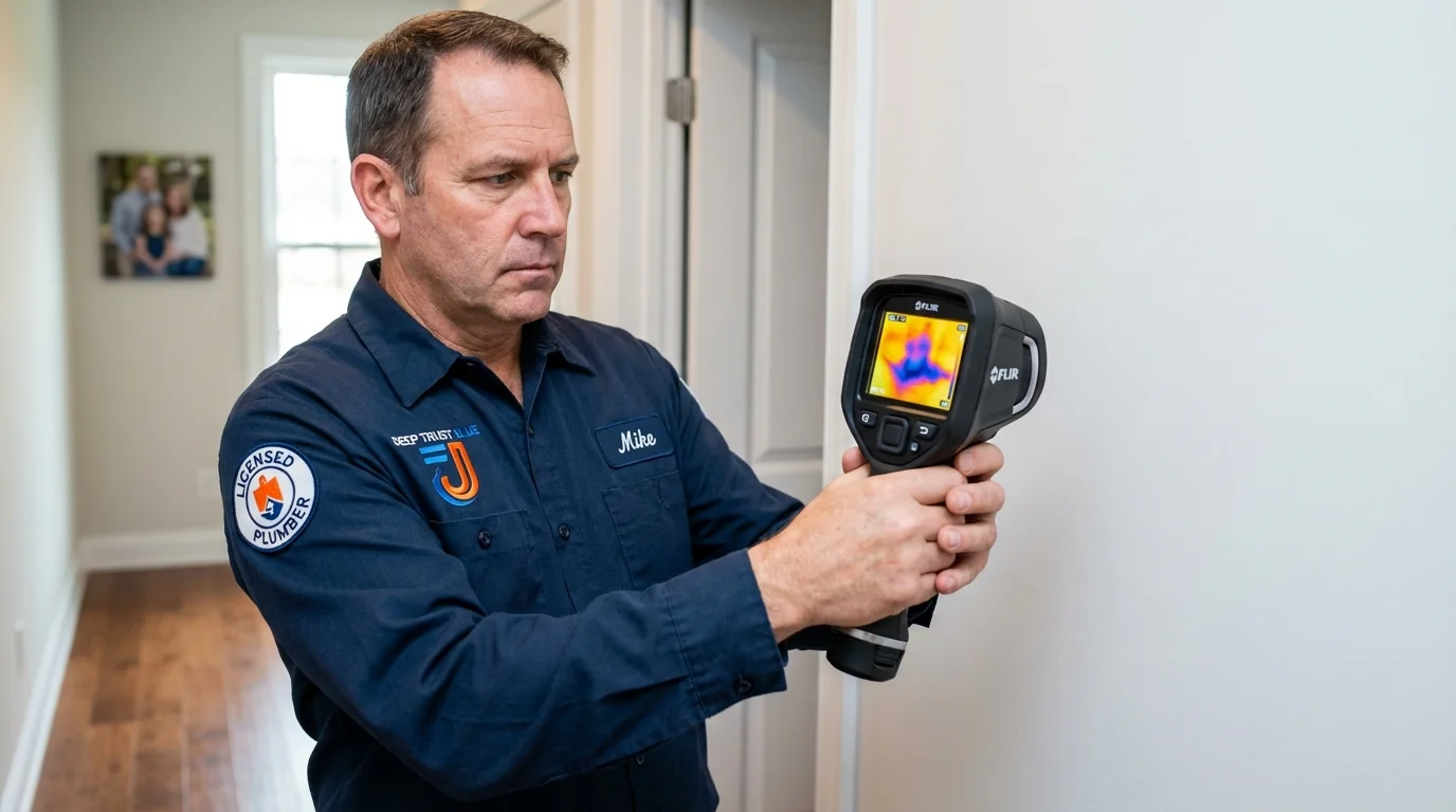Thermal imaging leak detection by Johns Plumbing LLC in Madelia
